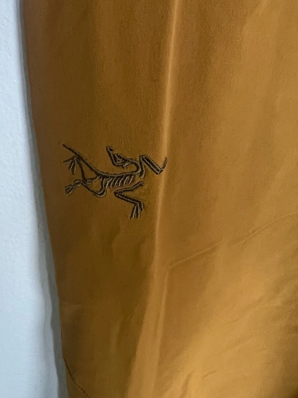Men's Arc'teryx Technical Hiking Pants - Brown / Mustard (Size 36 Regular)